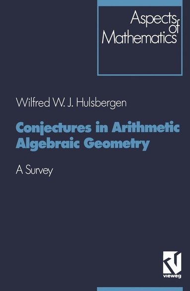 Wilfred W. J. Hulsbergen - Conjectures in Arithmetic Algebraic Geometry, Häftad