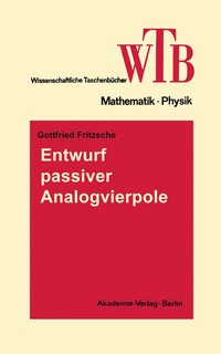 bokomslag Entwurf passiver Analogvierpole