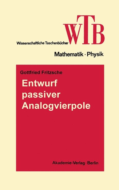 bokomslag Entwurf passiver Analogvierpole