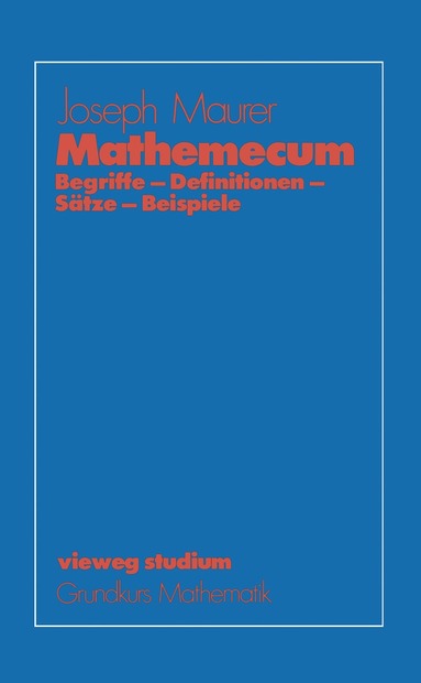 Joseph Maurer - Mathemecum, Häftad