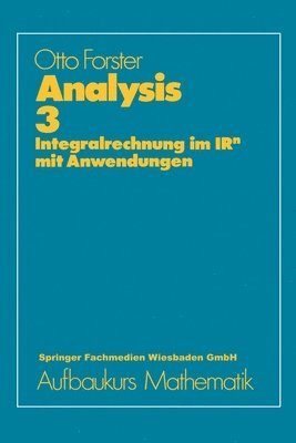 Otto Forster - Analysis 3, Häftad