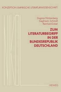 bokomslag Zum Literaturbegriff in der Bundesrepublik Deutschland