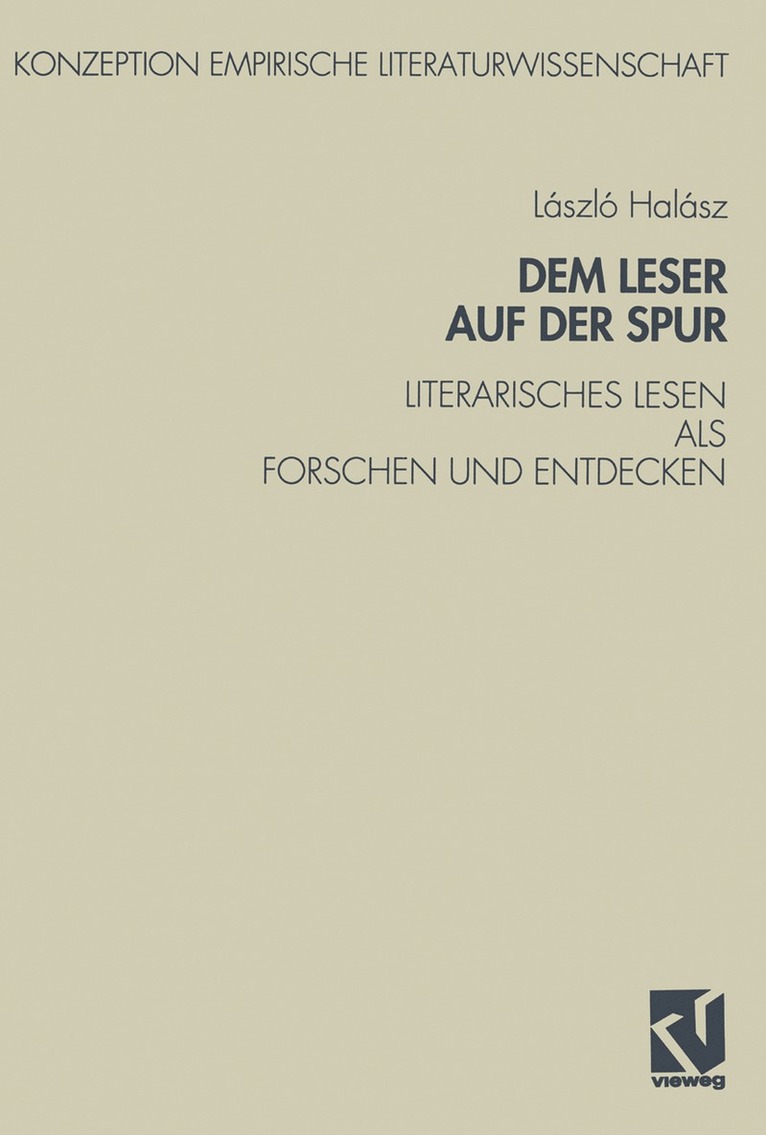 László Halász - Dem Leser auf der Spur, Häftad