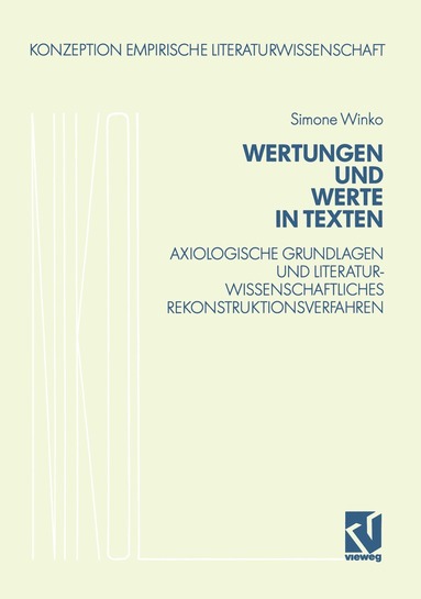 Simone Winko - Wertungen und Werte in Texten, Häftad