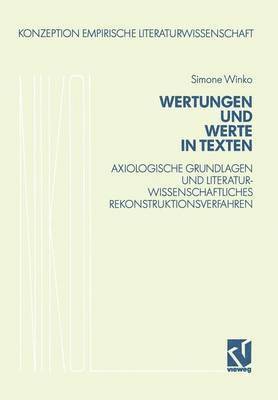 bokomslag Wertungen und Werte in Texten