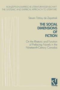 bokomslag The Social Dimensions of Fiction