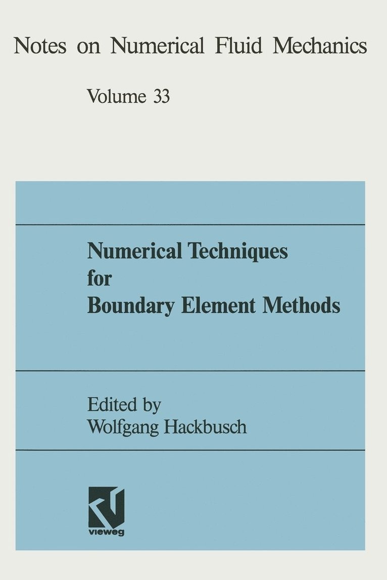 Numerical Techniques for Boundary Element Methods 1