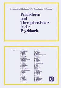bokomslag Prdiktoren und Therapieresistenz in der Psychiatrie