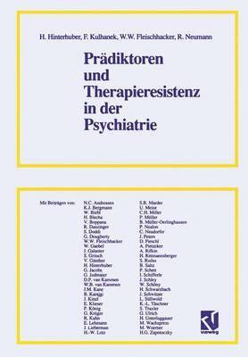 bokomslag Prädiktoren und Therapieresistenz in der Psychiatrie