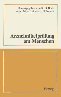 bokomslag Arzneimittelprfung am Menschen