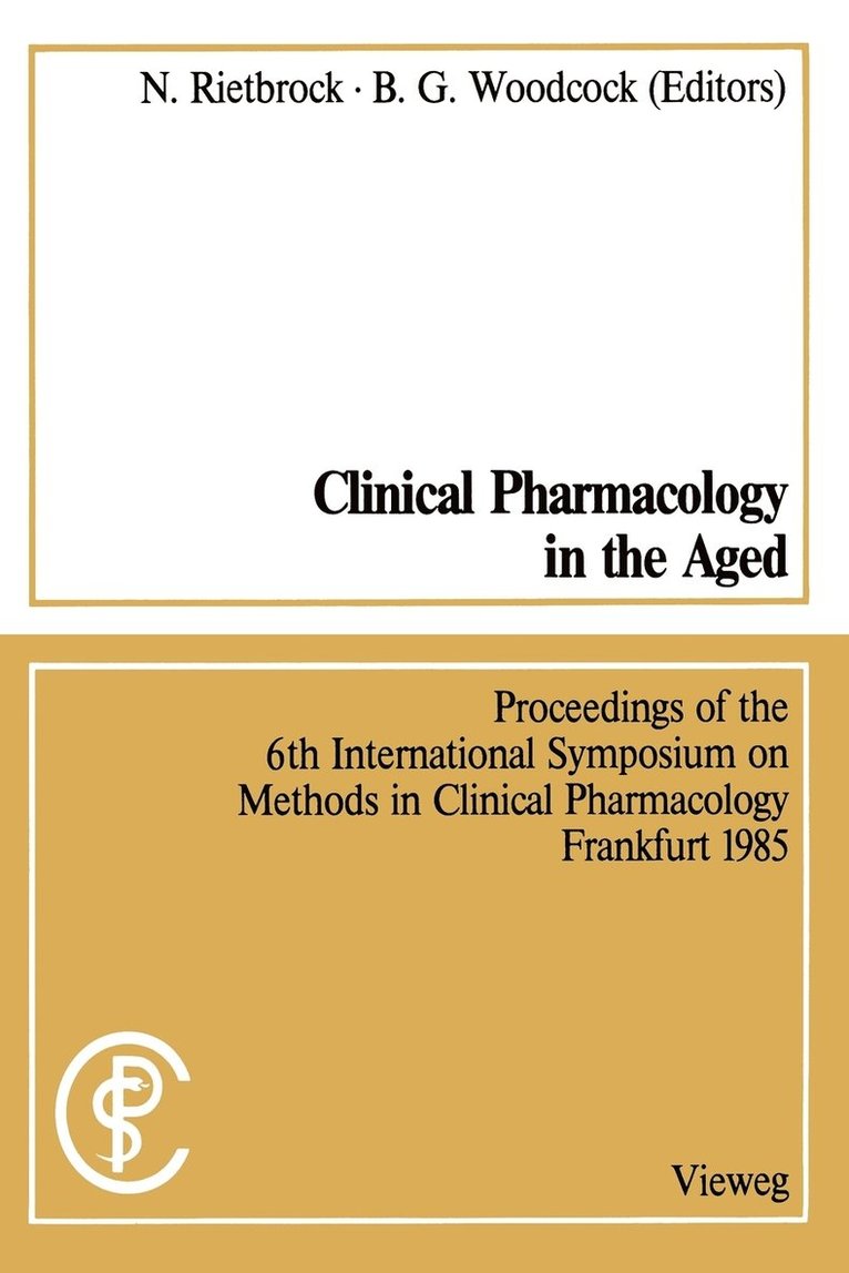 Clinical Pharmacology in the Aged 1