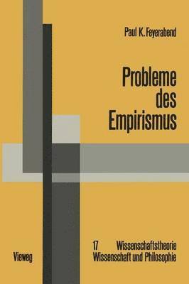 bokomslag Probleme des Empirismus