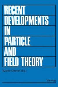 bokomslag Recent Developments in Particle and Field Theory