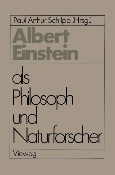 bokomslag Albert Einstein als Philosoph und Naturforscher