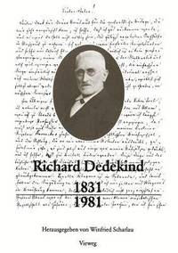 bokomslag Richard Dedekind 18311981