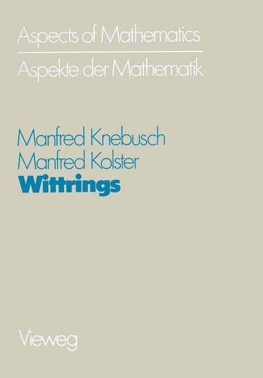 Manfred Knebusch, Manfred Kolster - Wittrings, Häftad