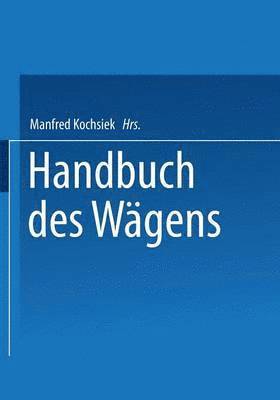 bokomslag Handbuch des Wgens