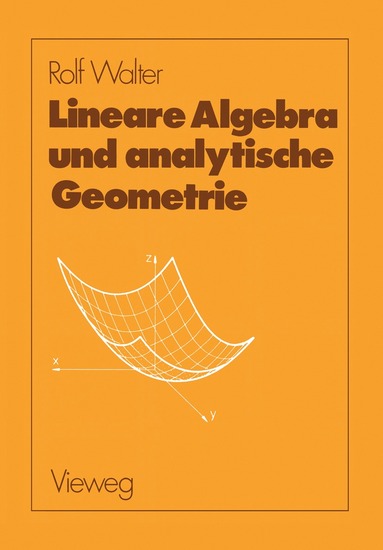 bokomslag Lineare Algebra und analytische Geometrie