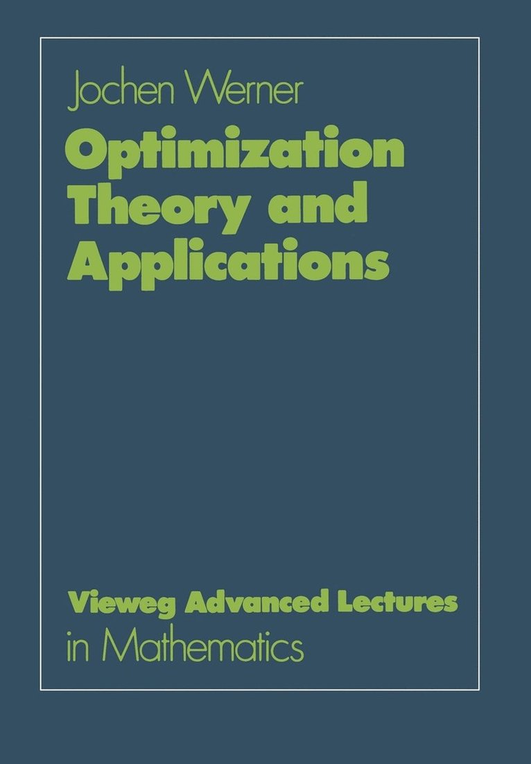 Optimization Theory and Applications 1