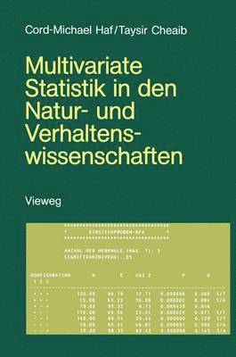 Cord-Michael Haf - Multivariate Statistik in den Natur- und Verhaltenswissenschaften, Häftad