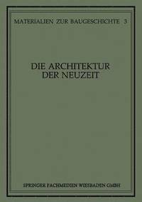 bokomslag Die Architektur der Neuzeit