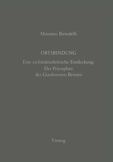 Massimo Birindelli, Gian Lorenzo Bernini - Ortsbindung, Häftad