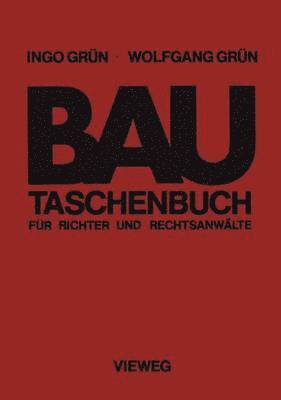 bokomslag Bautaschenbuch fr Richter und Rechtsanwlte