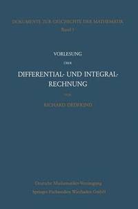 bokomslag Vorlesung ber Differential- und Integralrechnung 1861/62