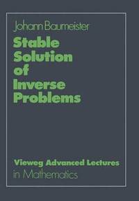 bokomslag Stable Solution of Inverse Problems