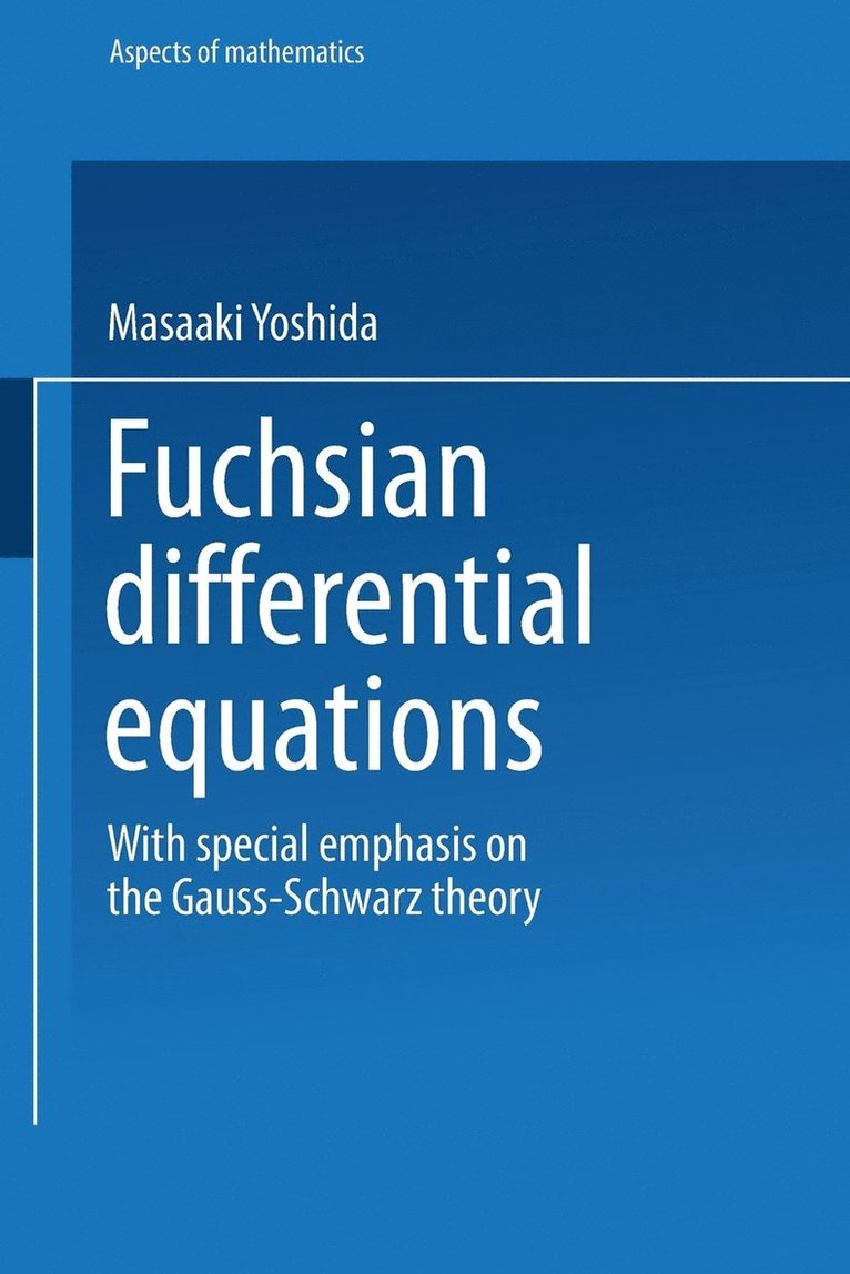 Fushsian Differential Equations 1