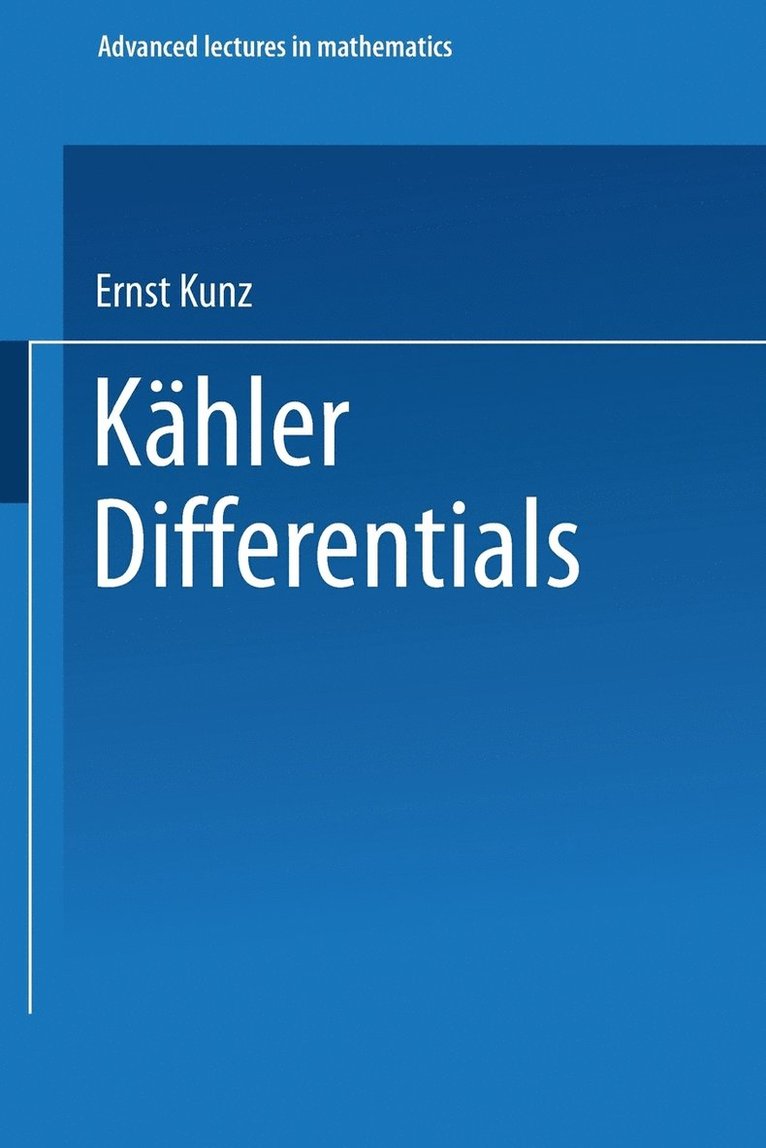 Kahler's Differentials 1