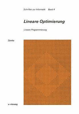 Gunter Zemke - Lineare Optimierung, Häftad