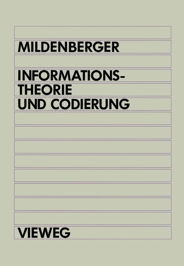 Informationstheorie und Codierung 1