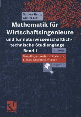 bokomslag Mathematik fr Wirtschaftsingenieure und fr naturwissenschaftlich-technische Studiengnge