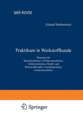 bokomslag Praktikum in Werkstoffkunde