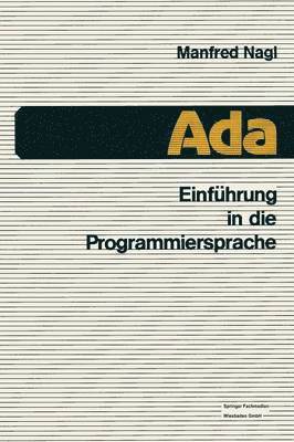 bokomslag Einfhrung in die Programmiersprache Ada