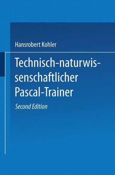 bokomslag Technisch-naturwissenschaftlicher Pascal-Trainer