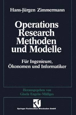 bokomslag Methoden und Modelle des Operations Research