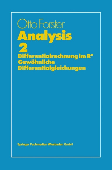 Otto Forster - Analysis 2, Häftad