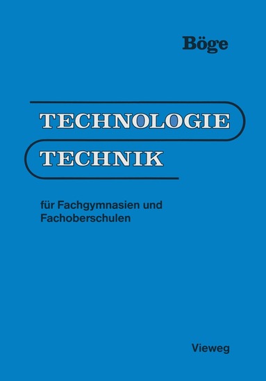Alfred Böge - Technologie/Technik, Häftad