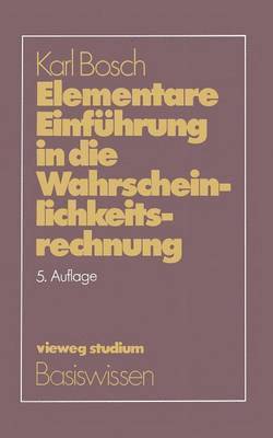 bokomslag Elementare Einfhrung in die Wahrscheinlichkeitsrechnung