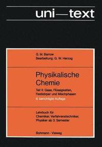 bokomslag Physikalische Chemie