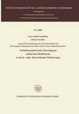 Verfahrenstechnische Grundtypen isothermer Reaktionen in durch- oder überströmten Schüttungen