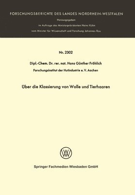 Über die Klassierung von Wolle und Tierhaaren