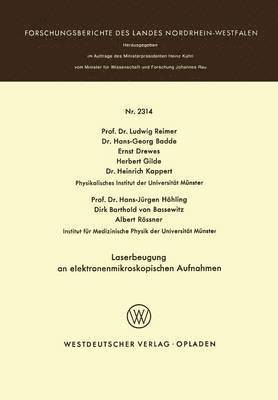 Laserbeugung an elektronenmikroskopischen Aufnahmen