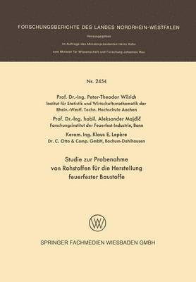 Studie zur Probenahme von Rohstoffen fr die Herstellung feuerfester Baustoffe 1