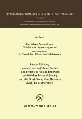 Annegret Mohr - Personalplanung in einem neu errichteten Betrieb, Häftad