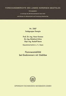 Flammenstabilität bei Gasbrennern mit Gebläse