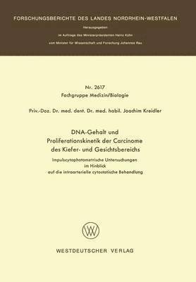 DNA-Gehalt und Proliferationskinetik der Carcinome des Kiefer- und Gesichtsbereichs 1