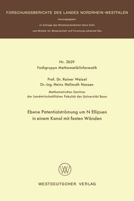 bokomslag Ebene Potentialströmung um N Ellipsen in einem Kanal mit festen Wänden